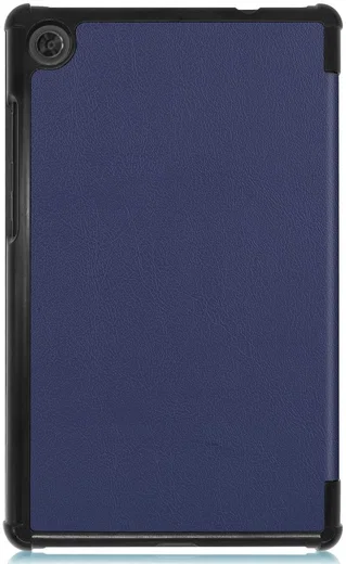 Lenovo Tab M8 Hoesje Tri-Fold Book Case met Standaard Donkerblauw afbeelding 7