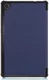 Lenovo Tab M8 Hoesje Tri-Fold Book Case met Standaard Donkerblauw afbeelding 7