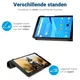 Lenovo Tab M10 Plus / FHD Plus Hoes Book Case Tri-Fold Zwart afbeelding 5