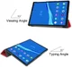 Lenovo Tab M10 Plus / FHD Plus Hoes Book Case Tri-Fold Rood afbeelding 5