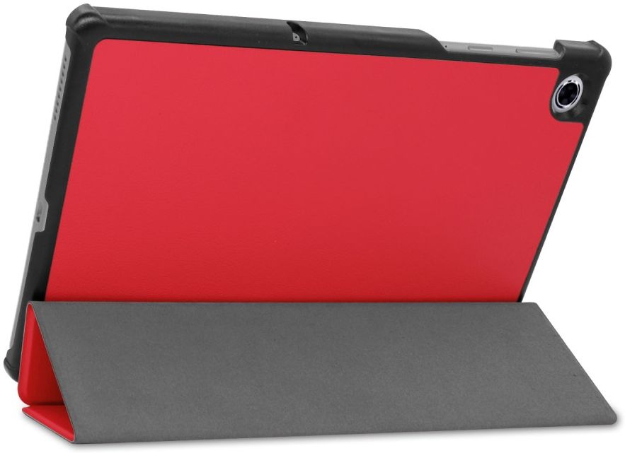 Lenovo Tab M10 Plus / FHD Plus Hoes Book Case Tri-Fold Rood afbeelding 8