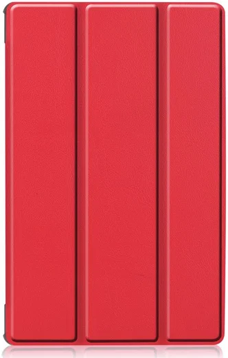 Lenovo Tab M10 Plus / FHD Plus Hoes Book Case Tri-Fold Rood afbeelding 2