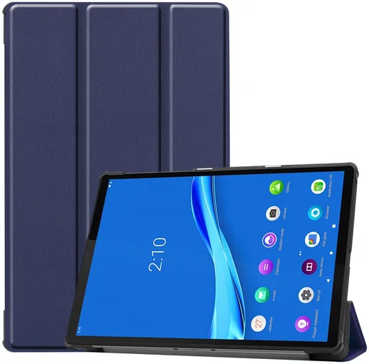 Lenovo Tab M10 Plus / FHD Plus Hoes Book Case Tri-Fold Blauw afbeelding 1