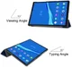 Lenovo Tab M10 Plus / FHD Plus Hoes Book Case Tri-Fold Blauw afbeelding 6