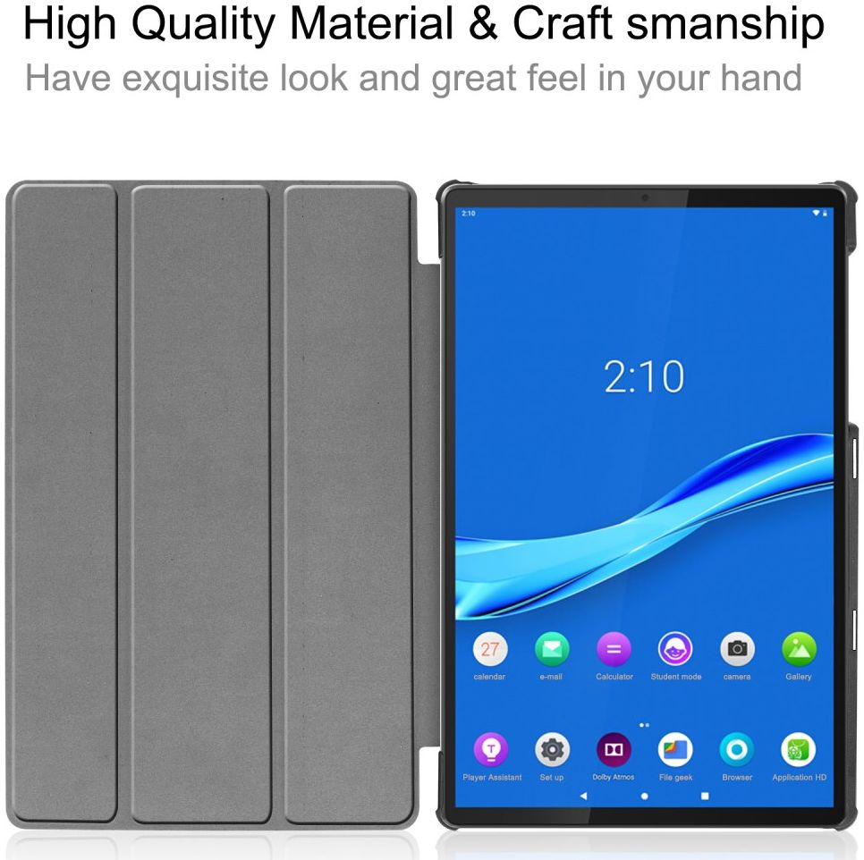 Lenovo Tab M10 Plus / FHD Plus Hoes Tri-Fold met Do Not Touch Me Print afbeelding 8