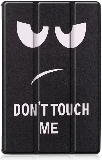 Lenovo Tab M10 Plus / FHD Plus Hoes Tri-Fold met Do Not Touch Me Print afbeelding 2
