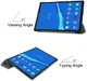 Lenovo Tab M10 Plus / FHD Plus Hoes Tri-Fold met Eiffeltoren Print afbeelding 4