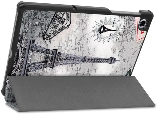 Lenovo Tab M10 Plus / FHD Plus Hoes Tri-Fold met Eiffeltoren Print afbeelding 7