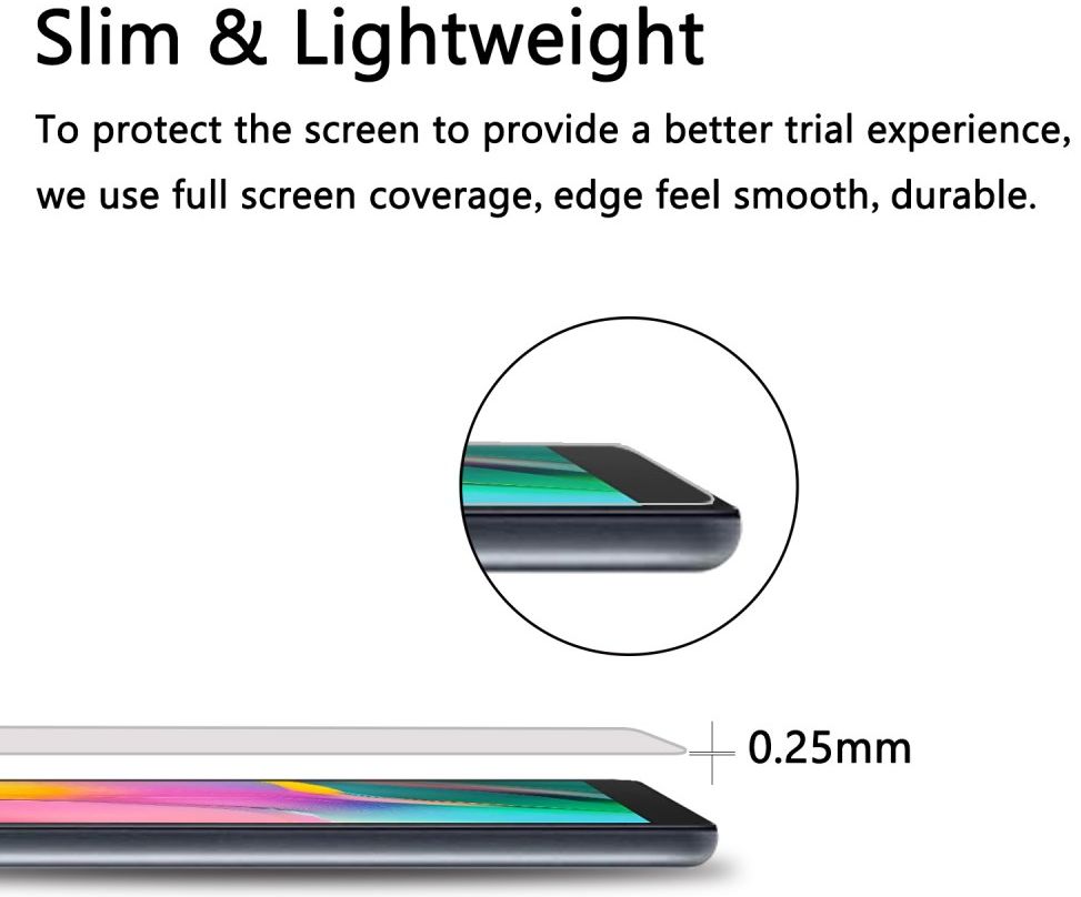Samsung Galaxy Tab A 10.1 (2019) Tempered Glass Screen Protector afbeelding 4