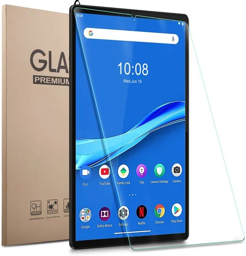 Lenovo Tab M10 Plus / FHD Plus Tempered Glass Screen Protector Clear afbeelding 4