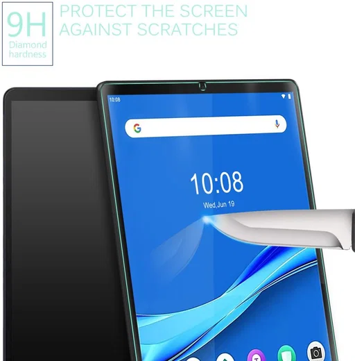 Lenovo Tab M10 Plus / FHD Plus Tempered Glass Screen Protector Clear afbeelding 5