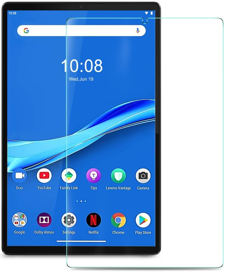 Lenovo Tab M10 Plus / FHD Plus Tempered Glass Screen Protector Clear afbeelding 1