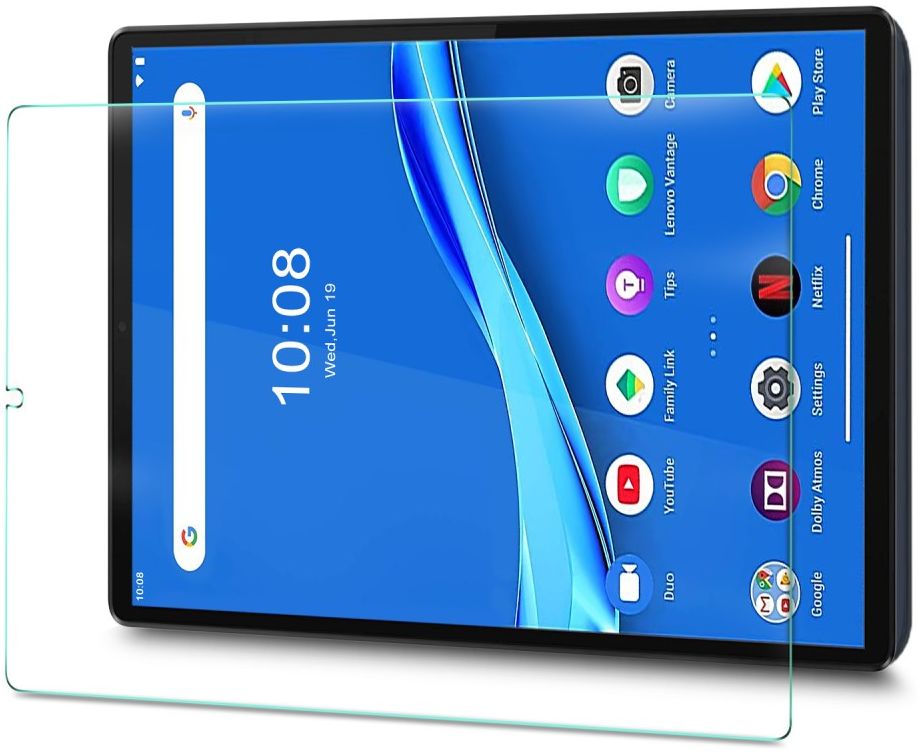 Lenovo Tab M10 Plus / FHD Plus Tempered Glass Screen Protector Clear afbeelding 8