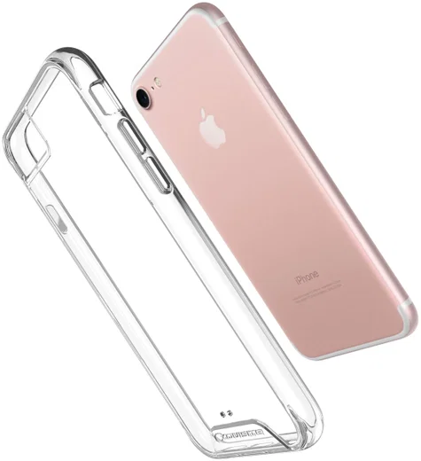Apple iPhone SE (2020/2022) Hoesje Hybride Transparante Back Cover afbeelding 4
