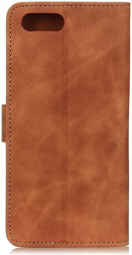 KHAZNEH Apple iPhone 7/8/SE 2020 Hoesje Retro Wallet Book Case Bruin afbeelding 3