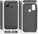 Samsung Galaxy M21 Hoesje Geborsteld TPU Zwart afbeelding 9