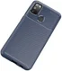 Samsung Galaxy M21 Hoesje Geborsteld Carbon Blauw afbeelding 2