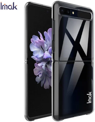 IMAK Samsung Galaxy Z Flip Hoesje Transparant TPU afbeelding 2
