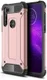 Motorola Moto G8 Power Hoesje Shock Proof Hybride Back Cover Roze Goud afbeelding 1