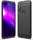 Motorola Moto G8 Power Hoesje Geborsteld TPU Back Cover Zwart afbeelding 4