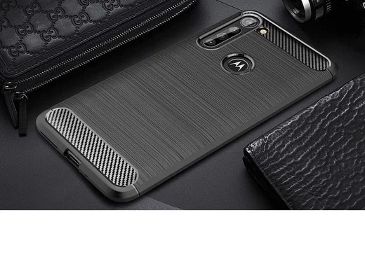 Motorola Moto G8 Power Hoesje Geborsteld TPU Rood afbeelding 7