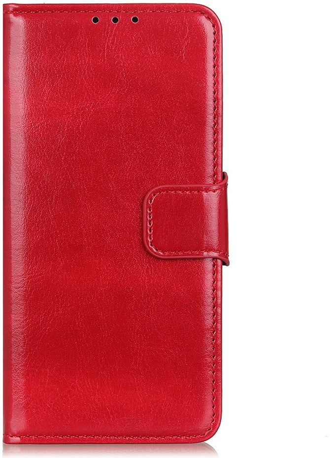 Motorola Moto G8 Power Hoesje Portemonnee Kunstleer Rood afbeelding 2