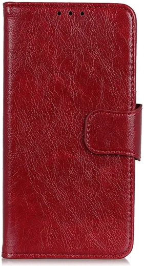 Motorola Moto G8 Power Portemonnee Hoesje Splitleer Rood afbeelding 2
