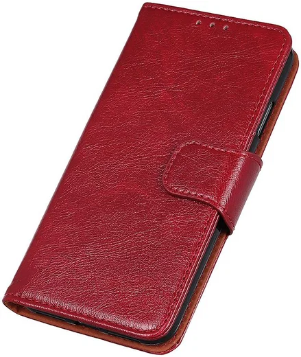 Motorola Moto G8 Power Portemonnee Hoesje Splitleer Rood afbeelding 9