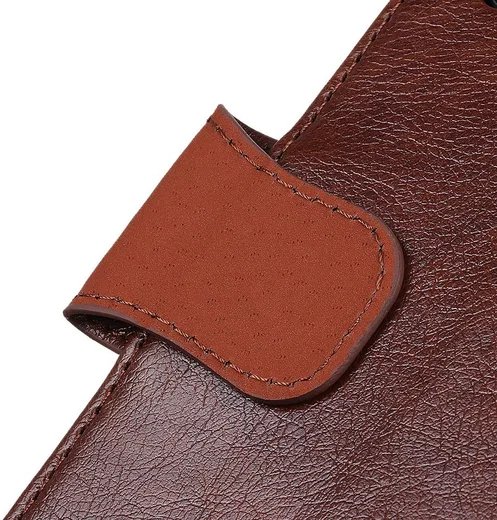 Motorola Moto G8 Power Portemonnee Hoesje Splitleer Bruin afbeelding 11