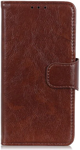 Motorola Moto G8 Power Portemonnee Hoesje Splitleer Bruin afbeelding 2