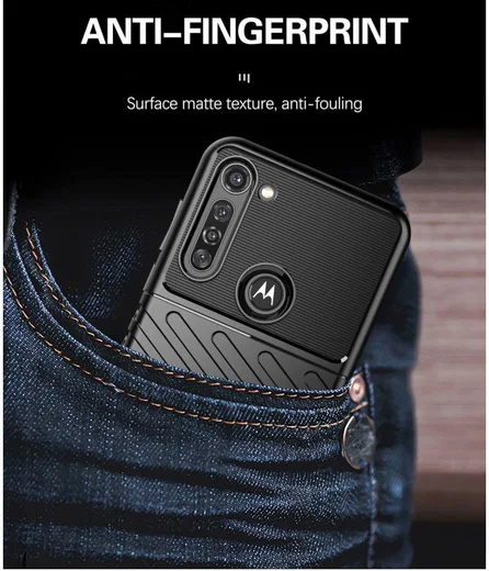 Motorola Moto G8 Power Twill Thunder Texture Back Cover Groen afbeelding 7