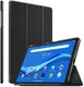 Lenovo Tab M10 Plus / FHD Plus Hoes Tri-Fold Book Case Zwart afbeelding 2