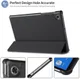 Lenovo Tab M10 Plus / FHD Plus Hoes Tri-Fold Book Case Zwart afbeelding 9