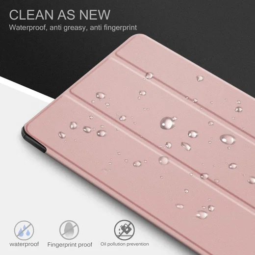 Lenovo Tab M10 Plus / FHD Plus Hoes Tri-Fold Book Case Roze afbeelding 10