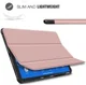 Lenovo Tab M10 Plus / FHD Plus Hoes Tri-Fold Book Case Roze afbeelding 7