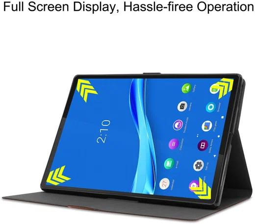 Lenovo Tab M10 Plus / FHD Plus Hoes Book Case met Standaard Bruin afbeelding 2