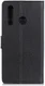 Alcatel 1S 2020 / 3L 2020 Litchi Skin Portemonnee Hoesje Zwart afbeelding 6