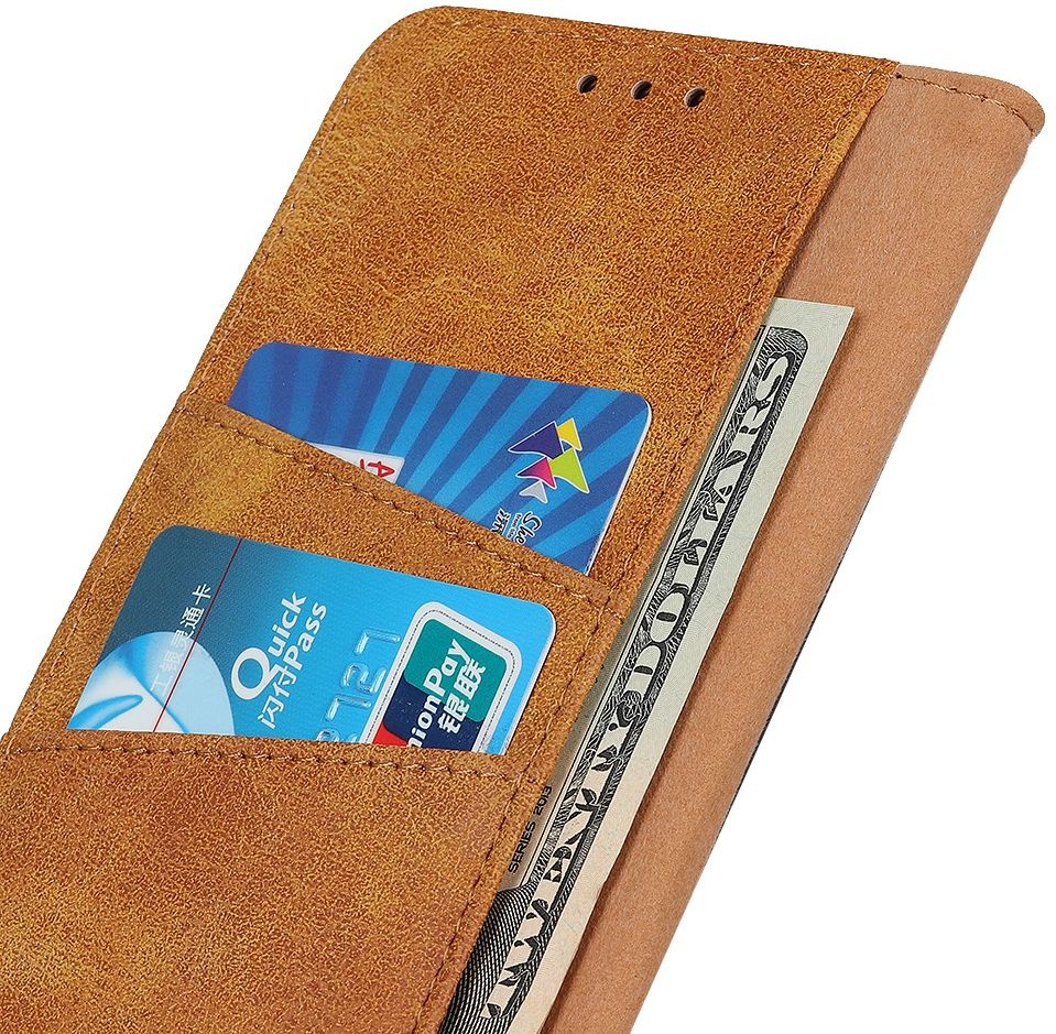 Oppo Find X2 Pro Hoesje Portemonnee Splitleer Bruin afbeelding 7