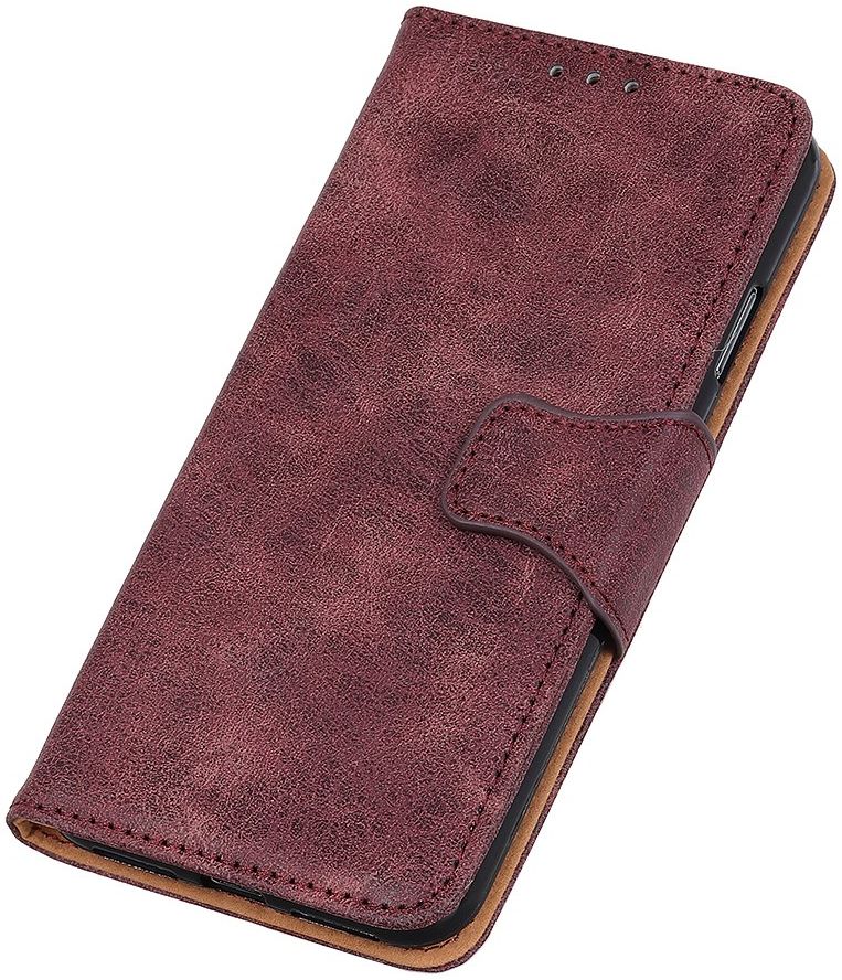 Oppo Find X2 Pro Hoesje Portemonnee Splitleer Rood afbeelding 12