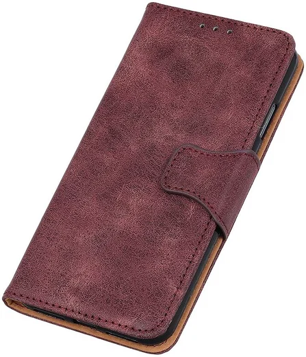 Oppo Find X2 Pro Hoesje Portemonnee Splitleer Rood afbeelding 12