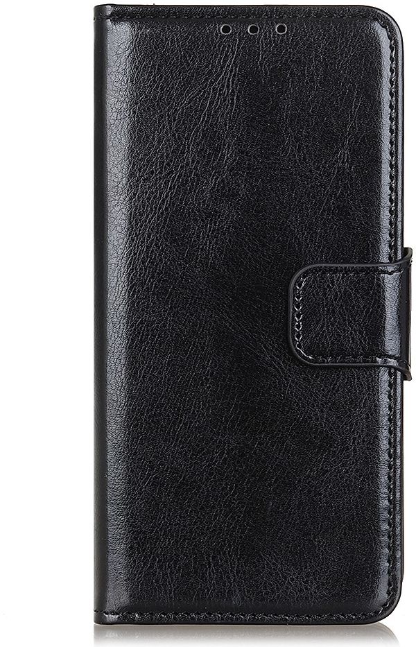 Oppo Find X2 Hoesje Portemonnee Kunstleer met Standaard Zwart afbeelding 1