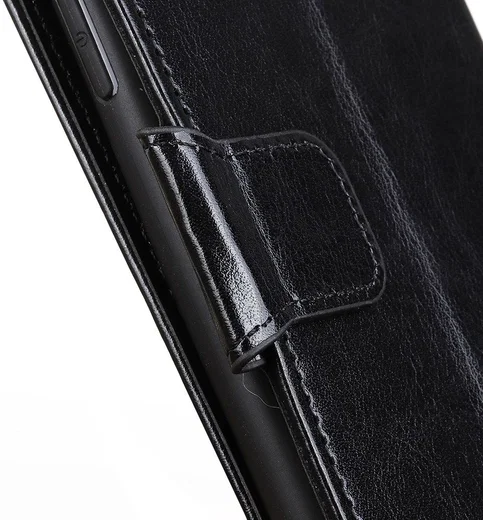 Oppo Find X2 Hoesje Portemonnee Kunstleer met Standaard Zwart afbeelding 8