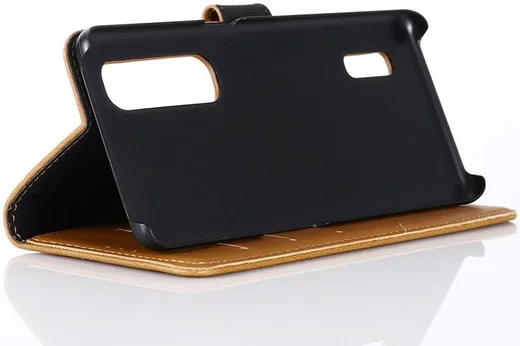 Oppo Find X2 Pro Hoesje Portemonnee Kunstleer met Standaard Bruin afbeelding 6