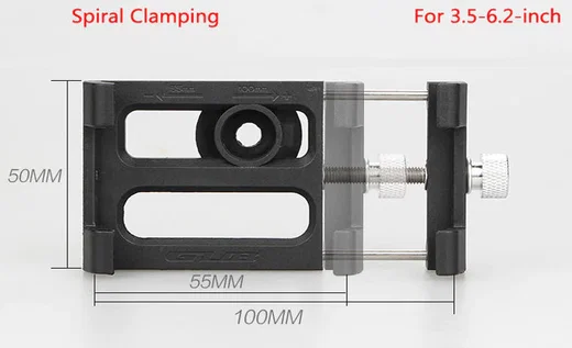 GUB G84 Universele Plastic Telefoonhouder voor Fiets Zwart afbeelding 15