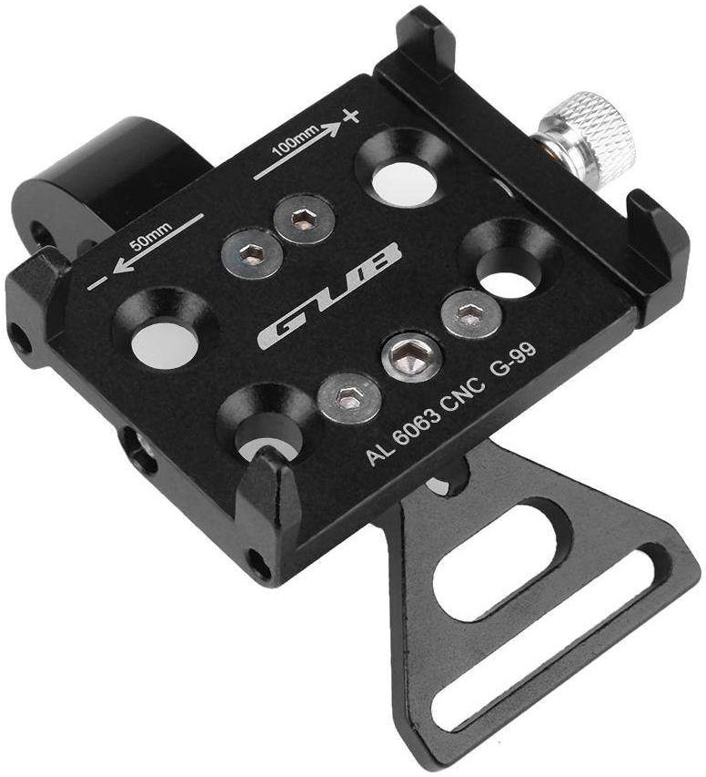 GUB G99 Universele Telefoonhouder Fiets Stuurpen met GoPro Mount Zwart afbeelding 2