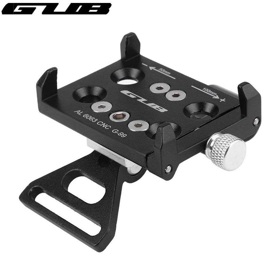 GUB G99 Universele Telefoonhouder Fiets Stuurpen met GoPro Mount Zwart afbeelding 3
