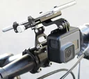 GUB G99 Universele Telefoonhouder Fiets Stuurpen met GoPro Mount Zwart