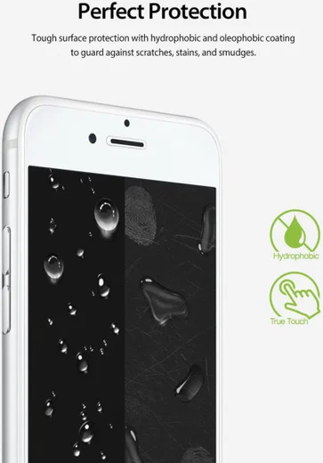 Ringke Anti-Stof iPhone SE 2020 / 2022 Screen Protector [2-Pack] afbeelding 6