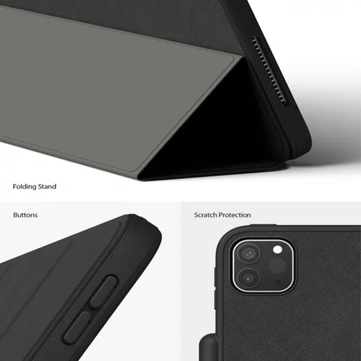 Ringke Smart Case iPad Pro 11 2018/2020/2021/Air (2020) Hoes Zwart afbeelding 5