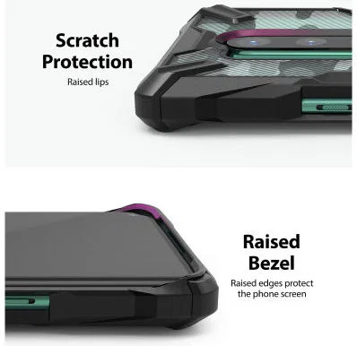 Ringke Fusion X OnePlus 8 Pro Hoesje Camo Zwart afbeelding 5